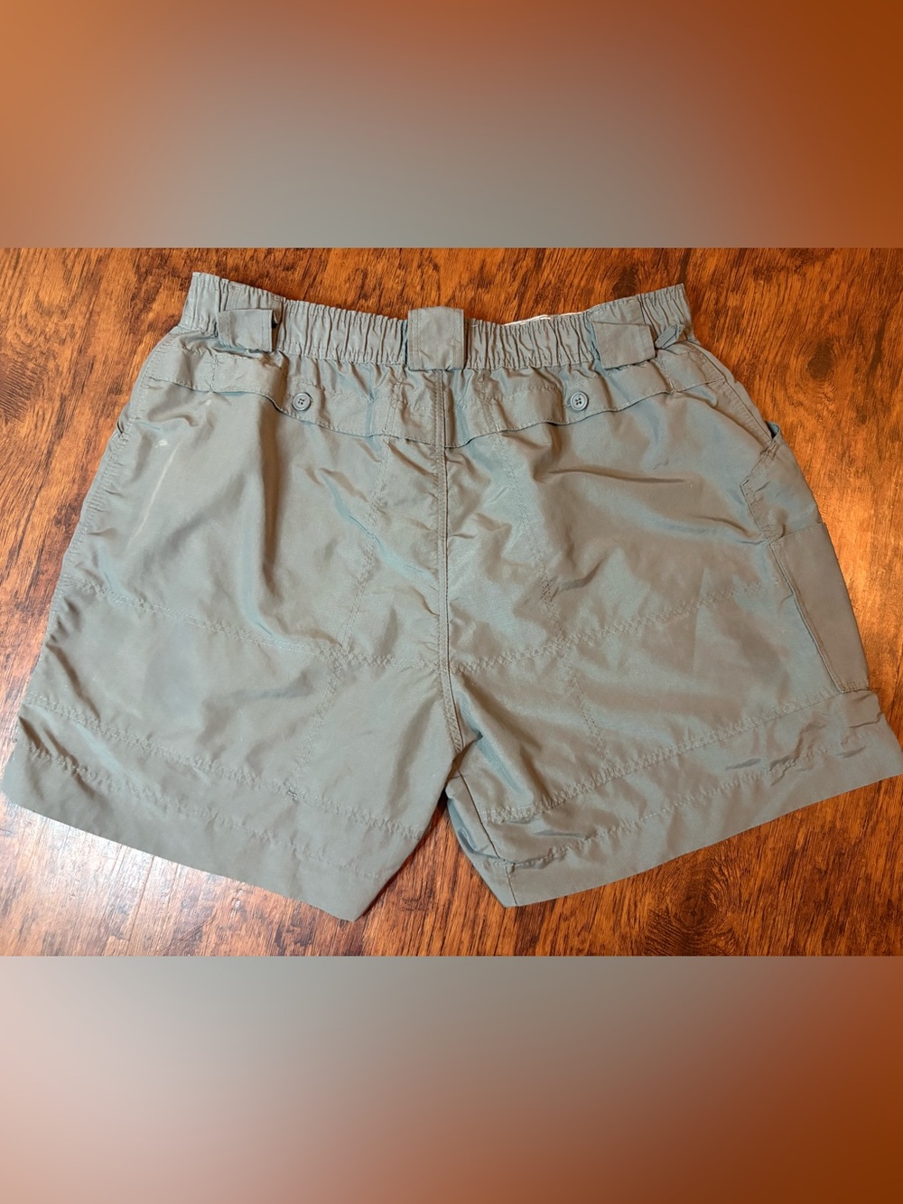 AFTCO Men's Grey Green Cargo Shorts - Picture 4 of 4